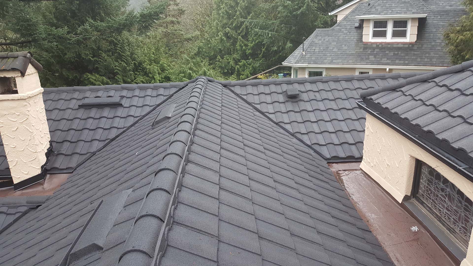 metal tile roof