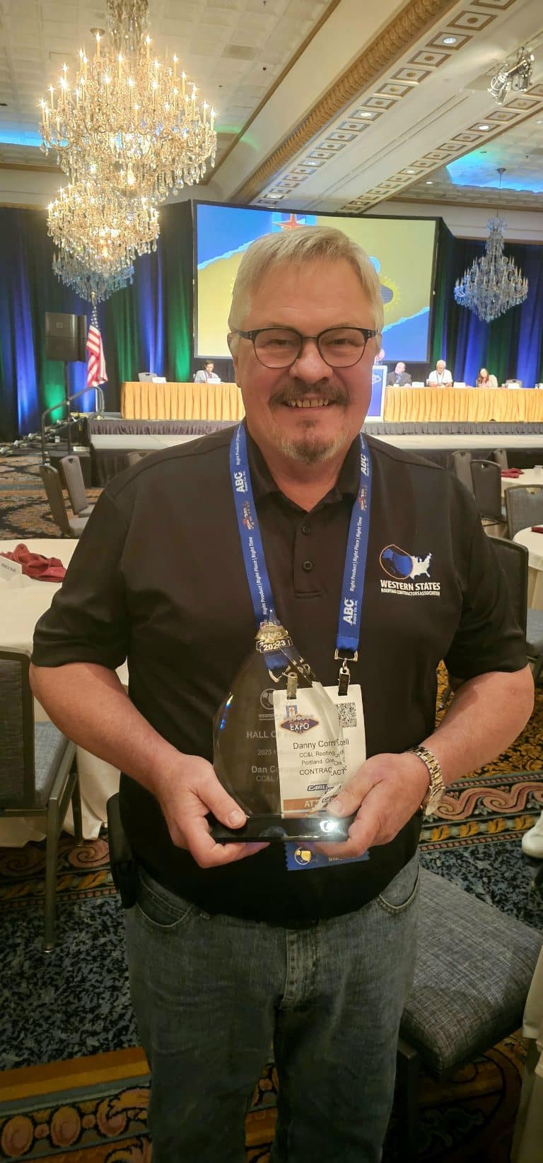 CC&L Roofing Founder Danny Cornwell Inducted into the WSRCA Hall of Fame! 1